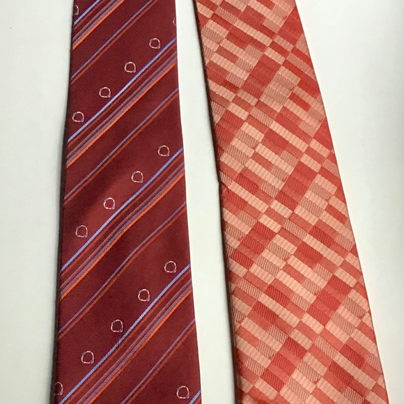 2 Lancel Paris all silk Ties Made in France 🇫🇷 - Picture 5 of 5
